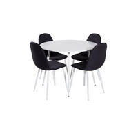 TISCHGRUPPE Schwarz - Schwarz, Holzwerkstoff (100/75/100cm) - ebuy24