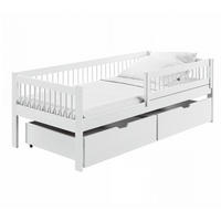 KINDERBETT mit 2 Schubladen 90x200 cm in weiß - Weiß, Holz (90/200cm) - Kids Collective
