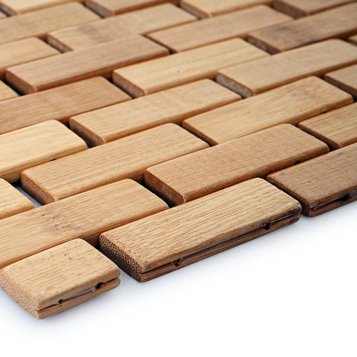 BADEMATTE Braun - Braun, Holz (79/50cm) - MCW