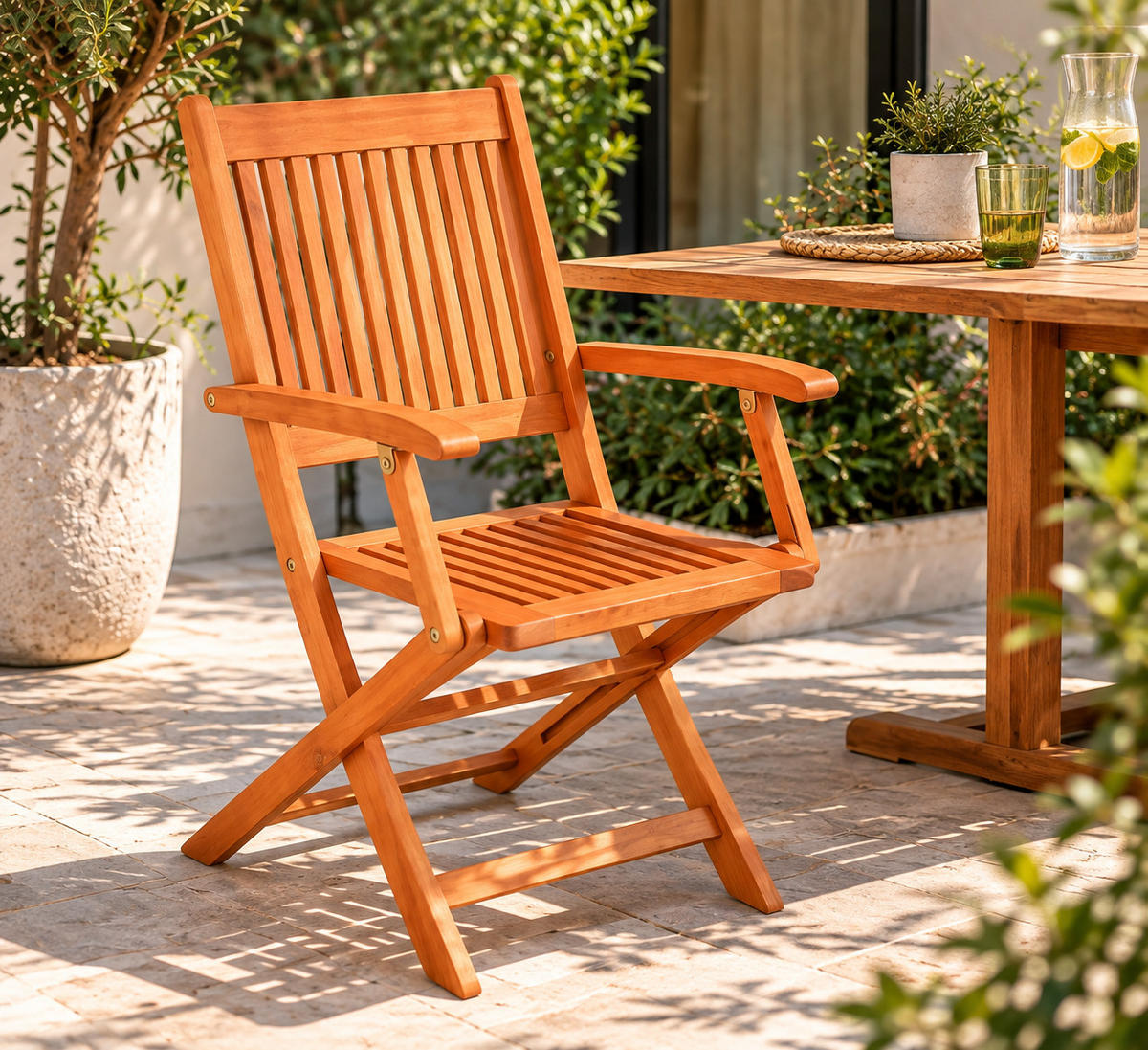 SEDEX Linus Klappstuhl Eukalyptus - Braun, Holz (51/90/56cm) - Sedex