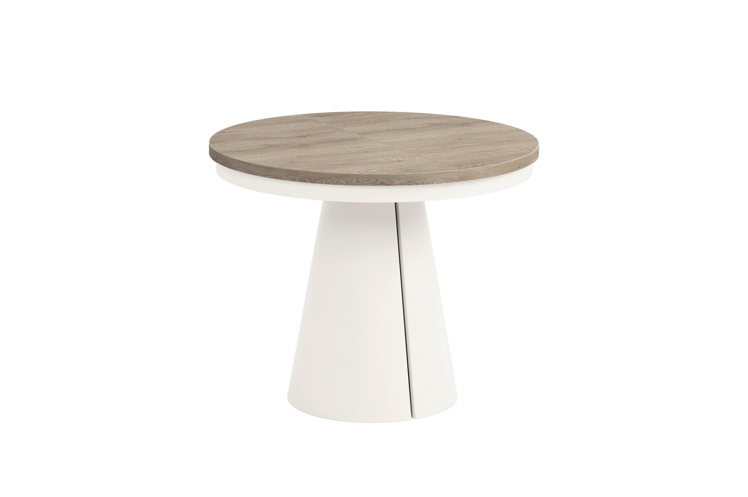 ESSTISCH CALMA Bis - Kaschmir/Beige, Holzwerkstoff/Metall (100/100/76cm) - Meblini