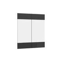 KUCHYŇSKÁ DVÍŘKA R-Line Antracitový vysoký lesk - vysoce lesklá černá, kompozitní dřevo (59.2/59/1.6cm) - Vicco