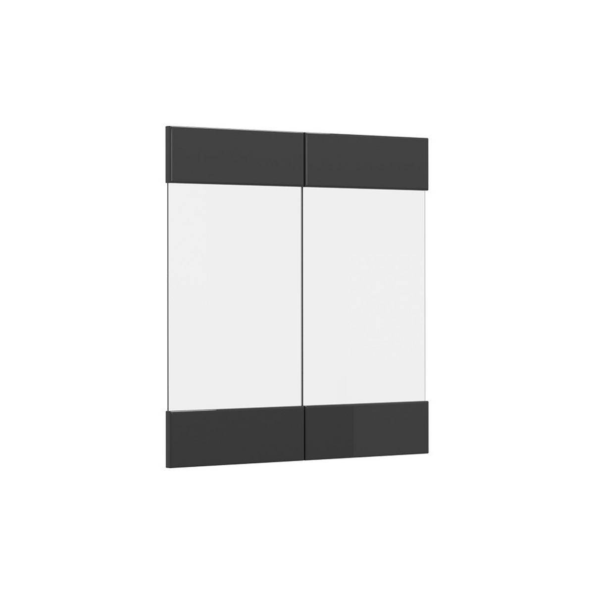 KUCHYŇSKÁ DVÍŘKA R-Line Antracitový vysoký lesk - vysoce lesklá černá, kompozitní dřevo (59.2/59/1.6cm) - Vicco