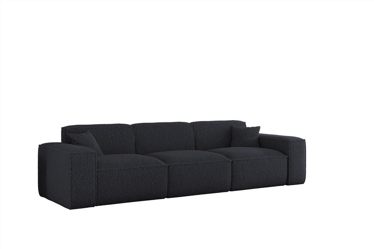 SOFA 3-sitzer Celes Premium In Sven - Blau, Holzwerkstoff/Textil (218/73/90cm) - Fun Möbel