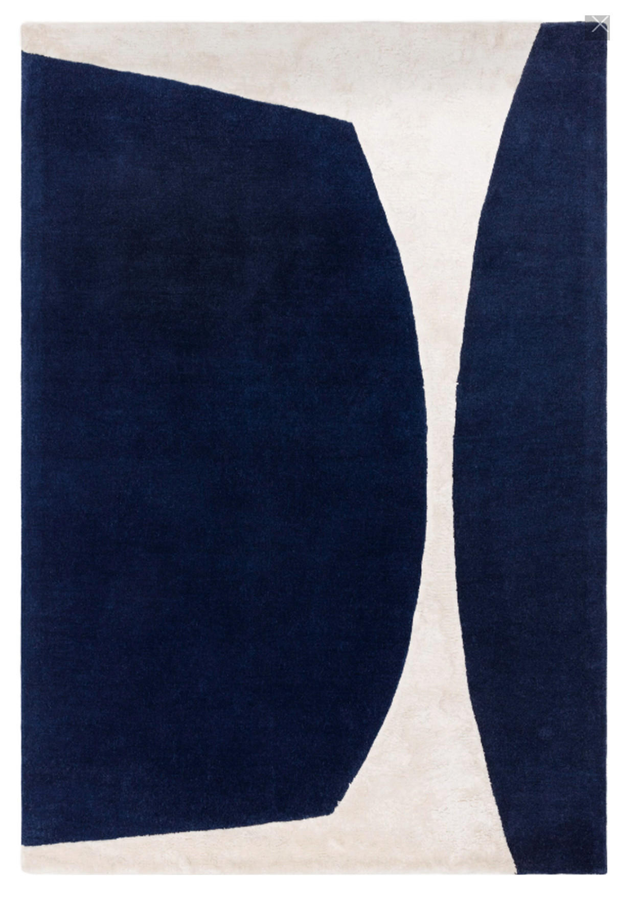 TEPPICH modern handgetuftet SAPHIR Blau 160 x 230 cm - Blau, Naturmaterialien (160/230cm) - Novatrend