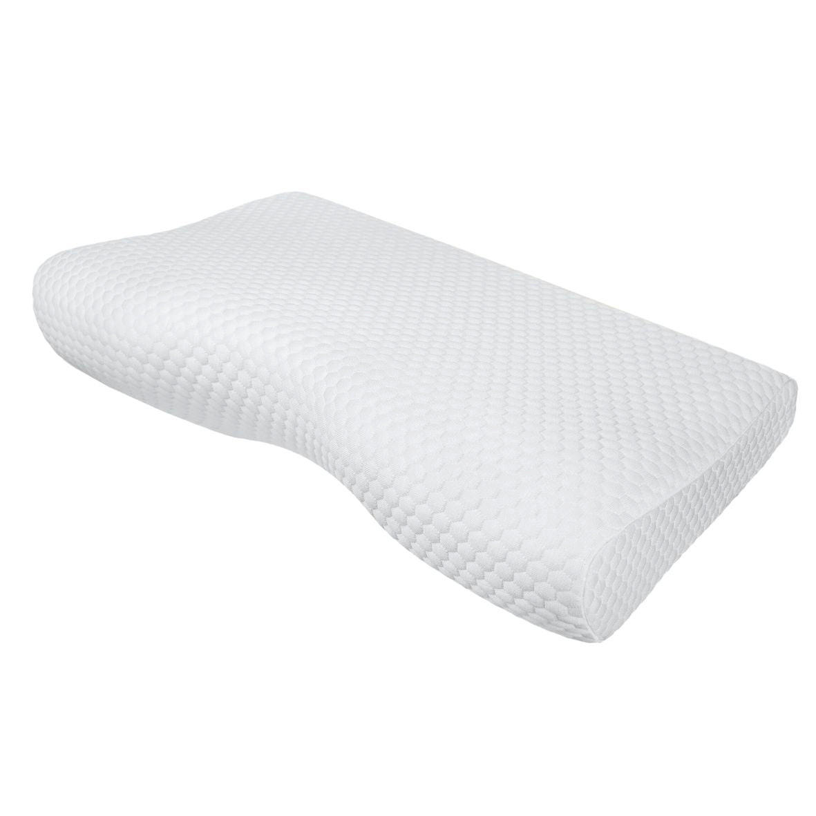 NACKENSTÜTZKISSEN, DE LUXE ERGONOMISCH 60/35 CM - Weiß, Textil (35/60cm) - INPHYSIO