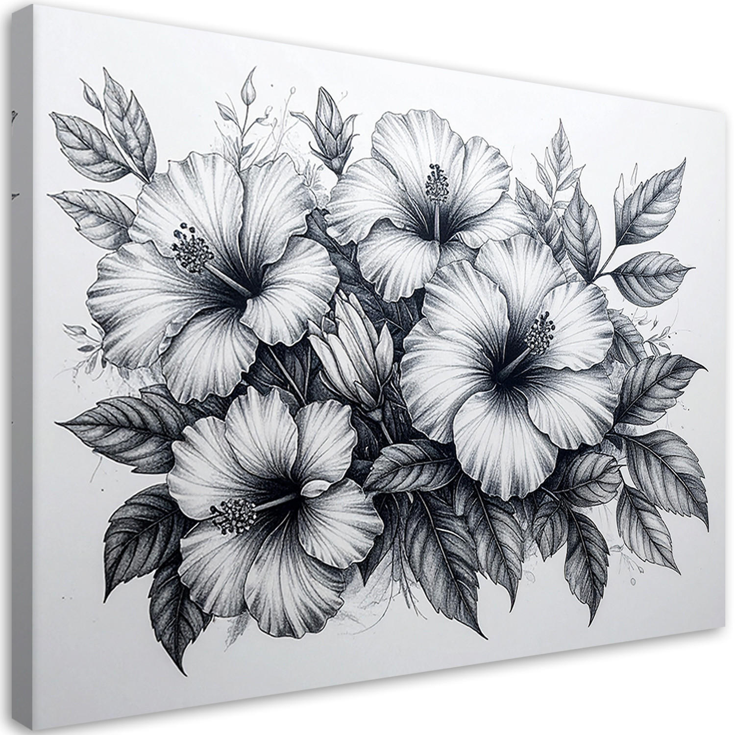 Feeby Wandbild, Schwarz 120x80 cm