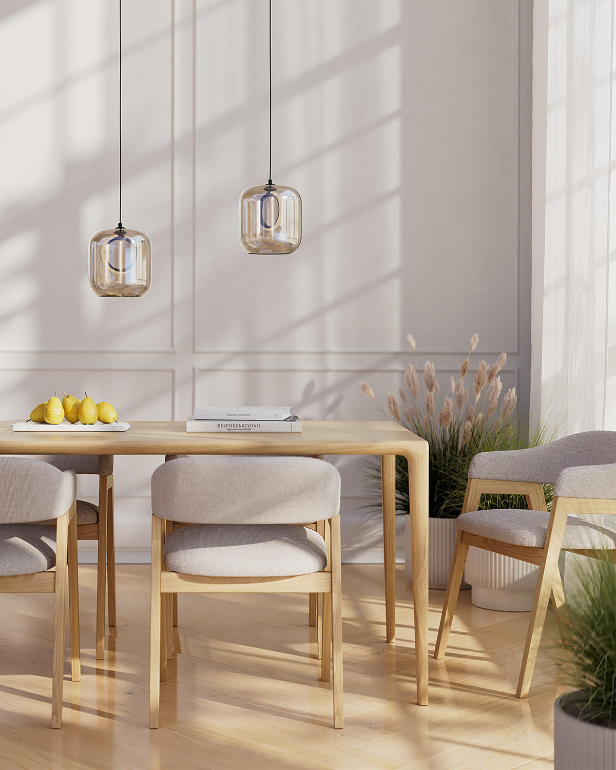 PENDELLEUCHTE Upper Eastside - Bronzefarben, Glas (20/20/180cm) - Butlers