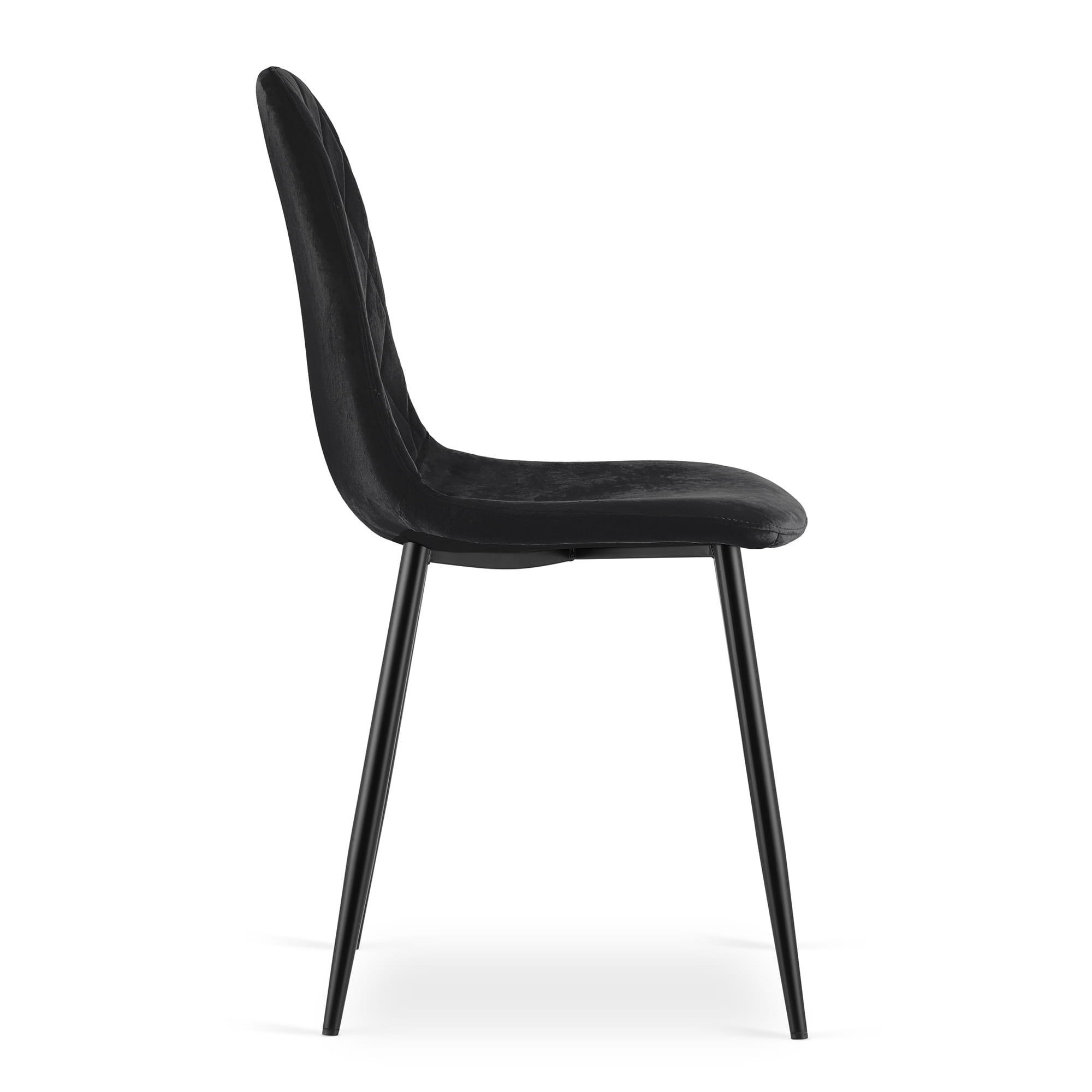 Valora Esszimmerstuhl Schwarz 44.5x87.5x50.5 cm