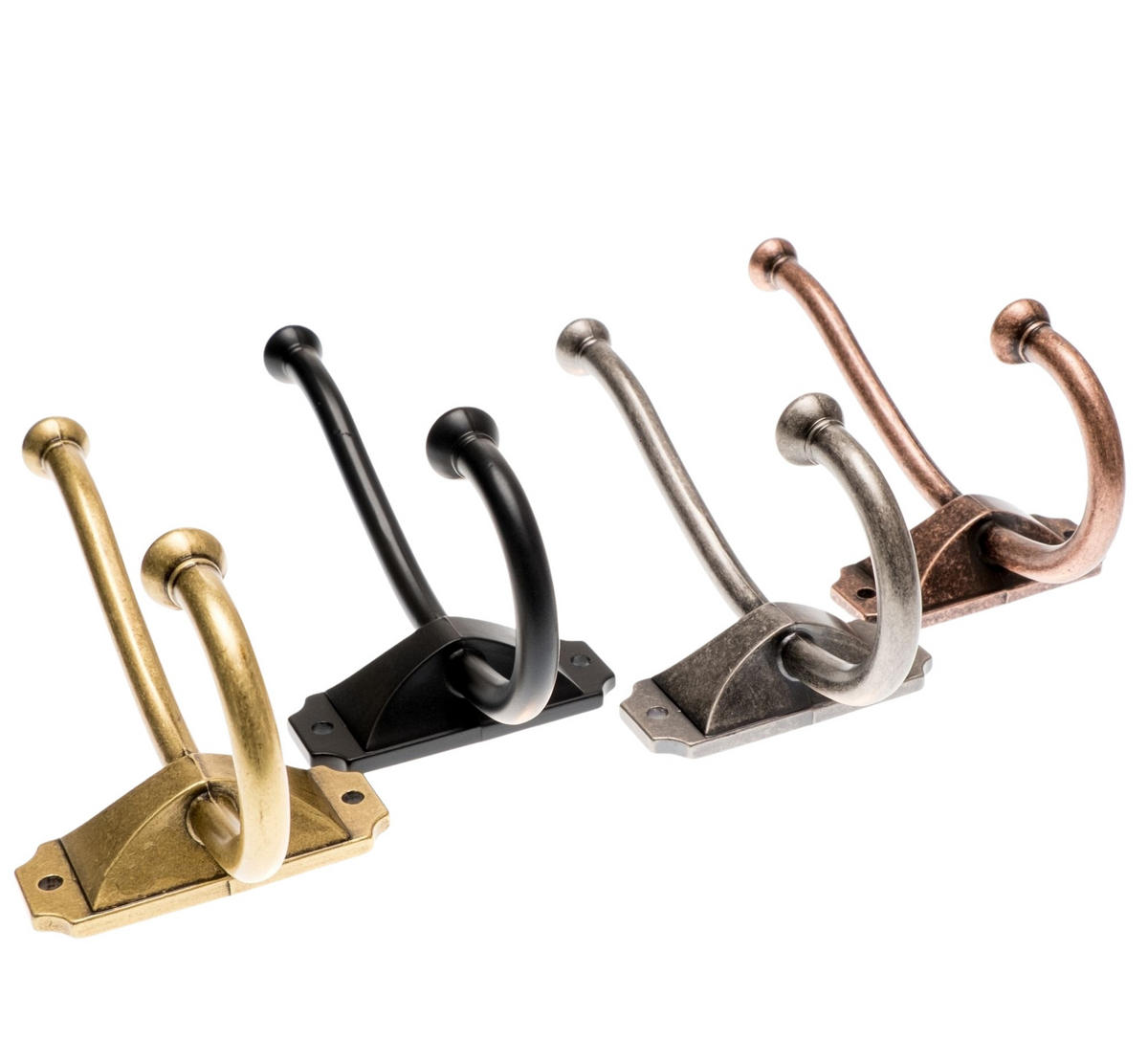 GARDEROBENHAKEN Oris Kleiderhaken Kupfer antik Wandhaken Garderobe Vintage - Kupferfarben, Metall (6.6/13.6/13.6cm) - Livingpoint24
