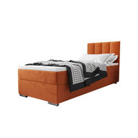 BOXBETT ZILANO 2 mit Matratze H3 und Topper 80x200 Itaka 1 - Braun, Holz/Textil (80/200cm) - Bedante