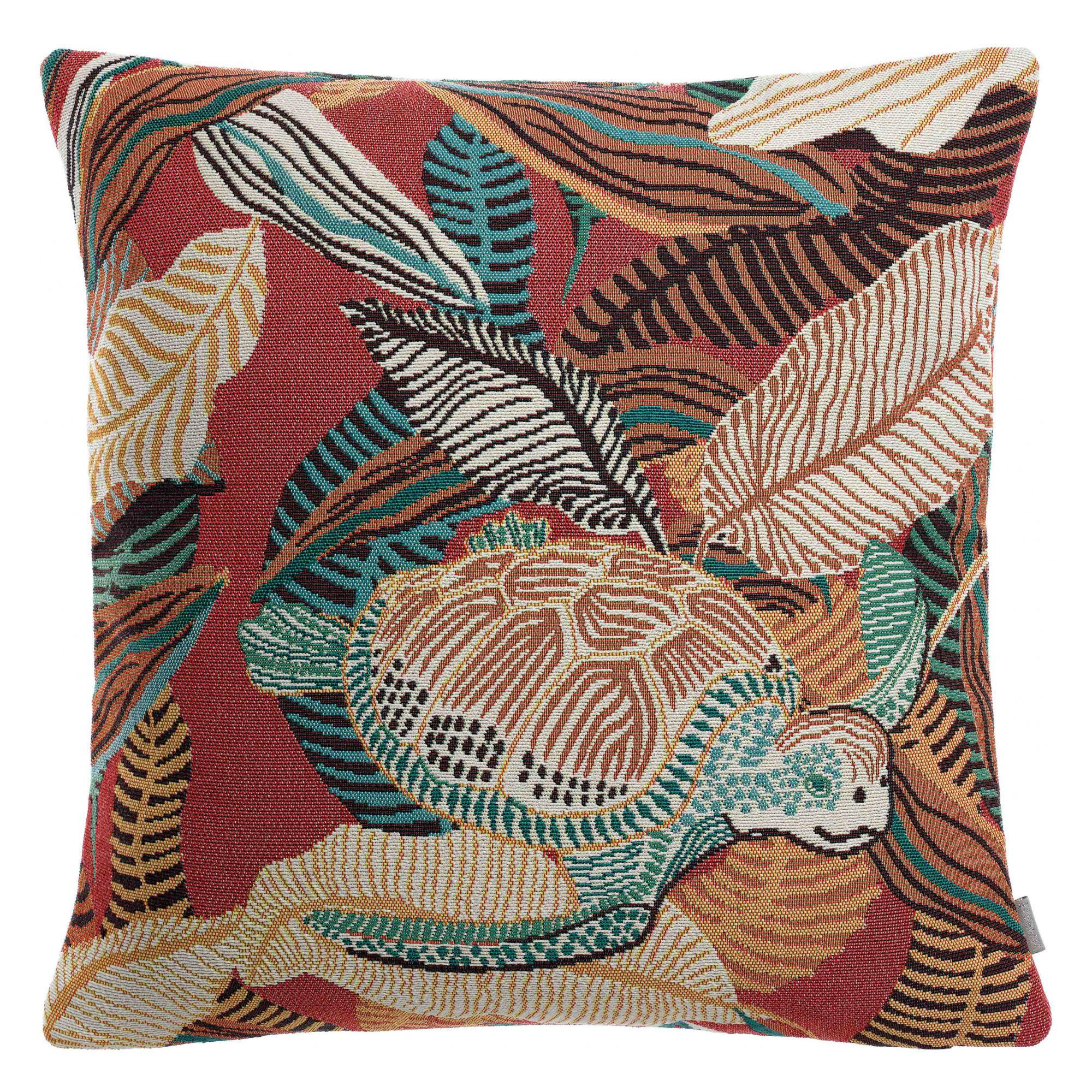 OUTDOOR-KISSEN Dori papaya 45 x 45 cm - Rosa, Textil (45/45cm) - Vivaraise