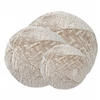 SET AUS DREI ZIERKISSEN Happy Pill Beige 13/20/30 cm - Beige, Textil (30/30cm) - Maison de Reve