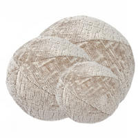 SET AUS DREI ZIERKISSEN Happy Pill Beige 13/20/30 cm - Beige, Textil (30/30cm) - Maison de Reve
