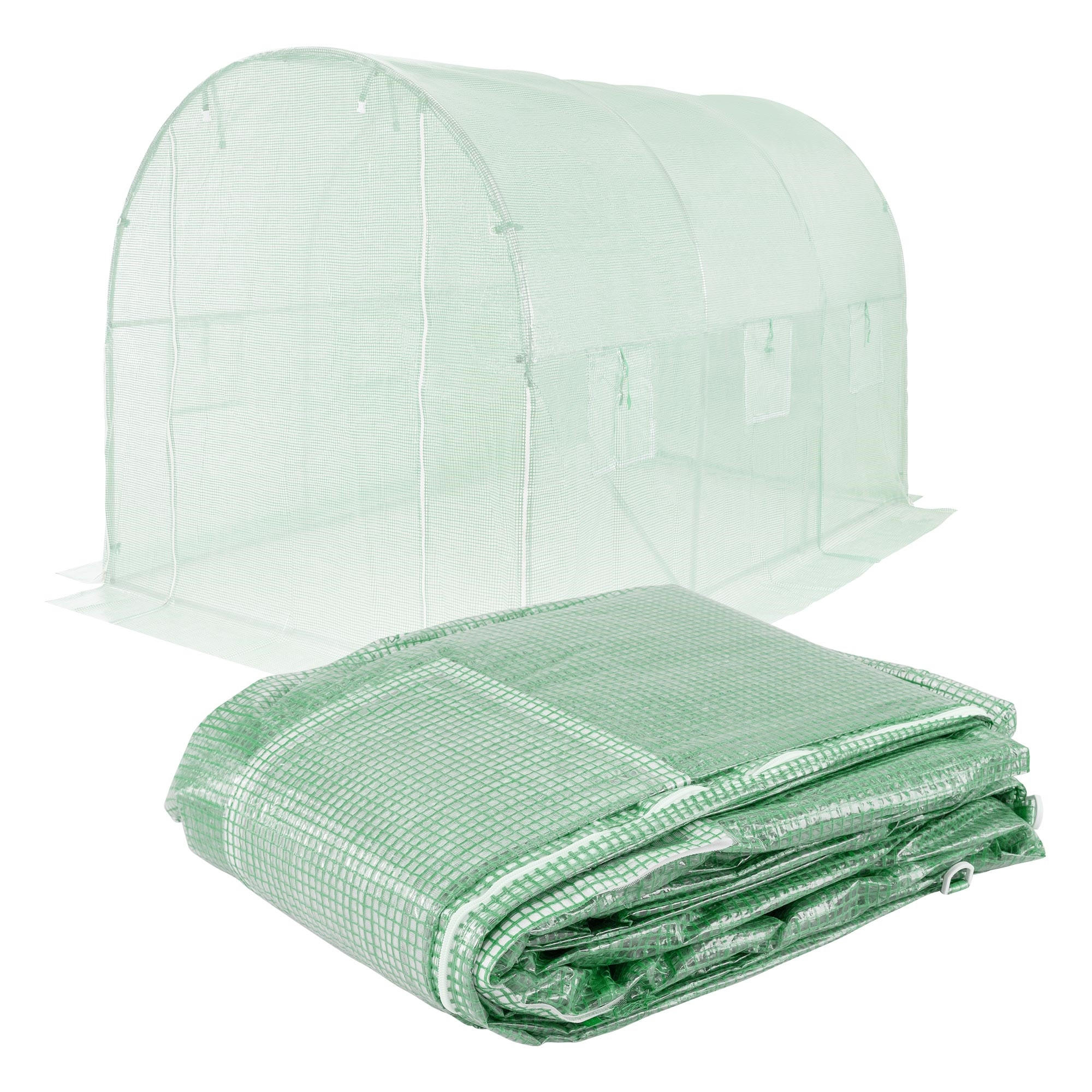 GEWÄCHSHAUS - Grün, Kunststoff (200/200/300cm)