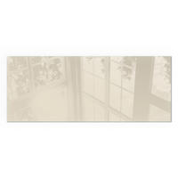 GLASPLATTE für Kamin 125x50 cm - Gelb, Glas (125/50/0.4cm) - TULUP