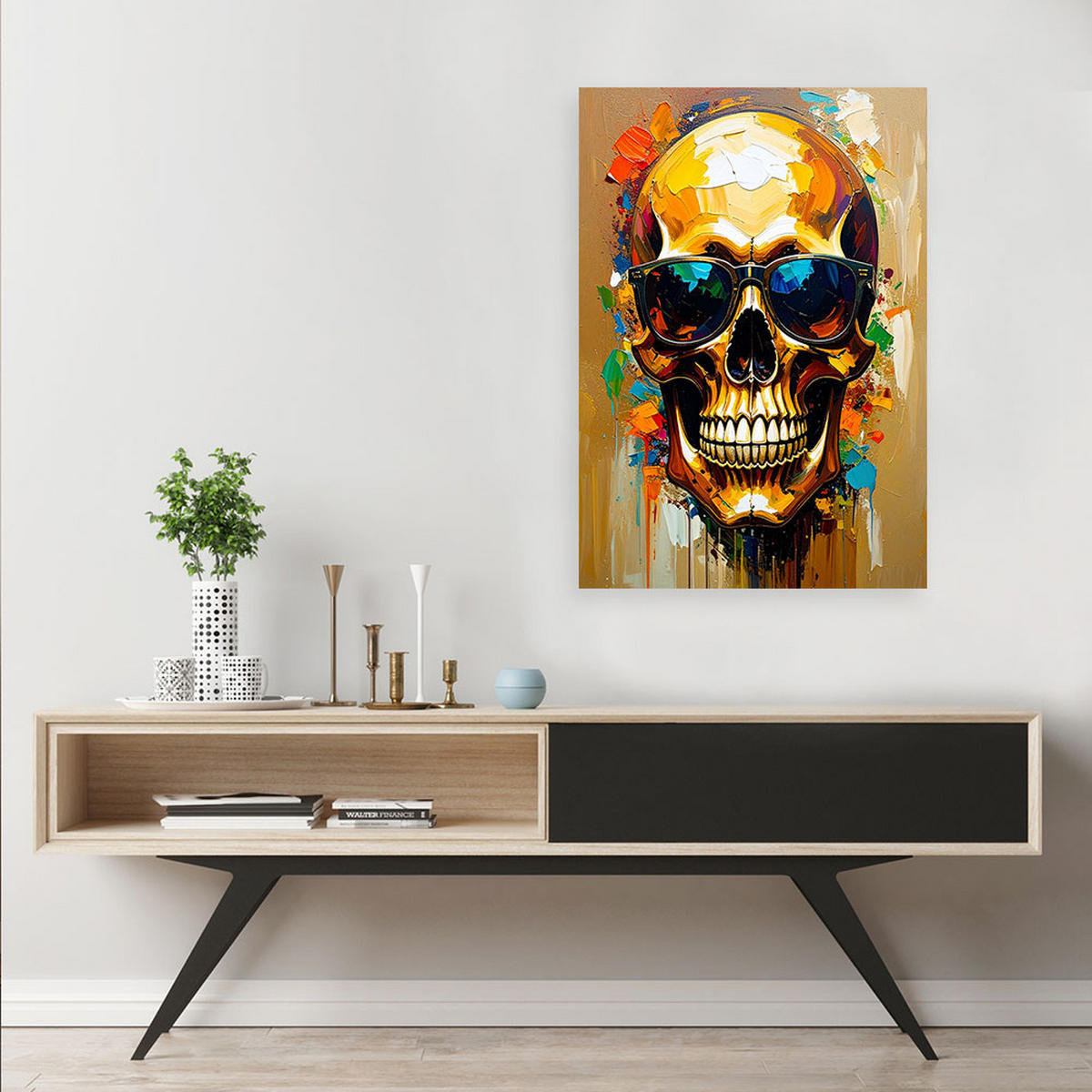 LEINWANDBILD Menschen & Charaktere 80x120cm - Braun, Textil (80/120cm) - Feeby