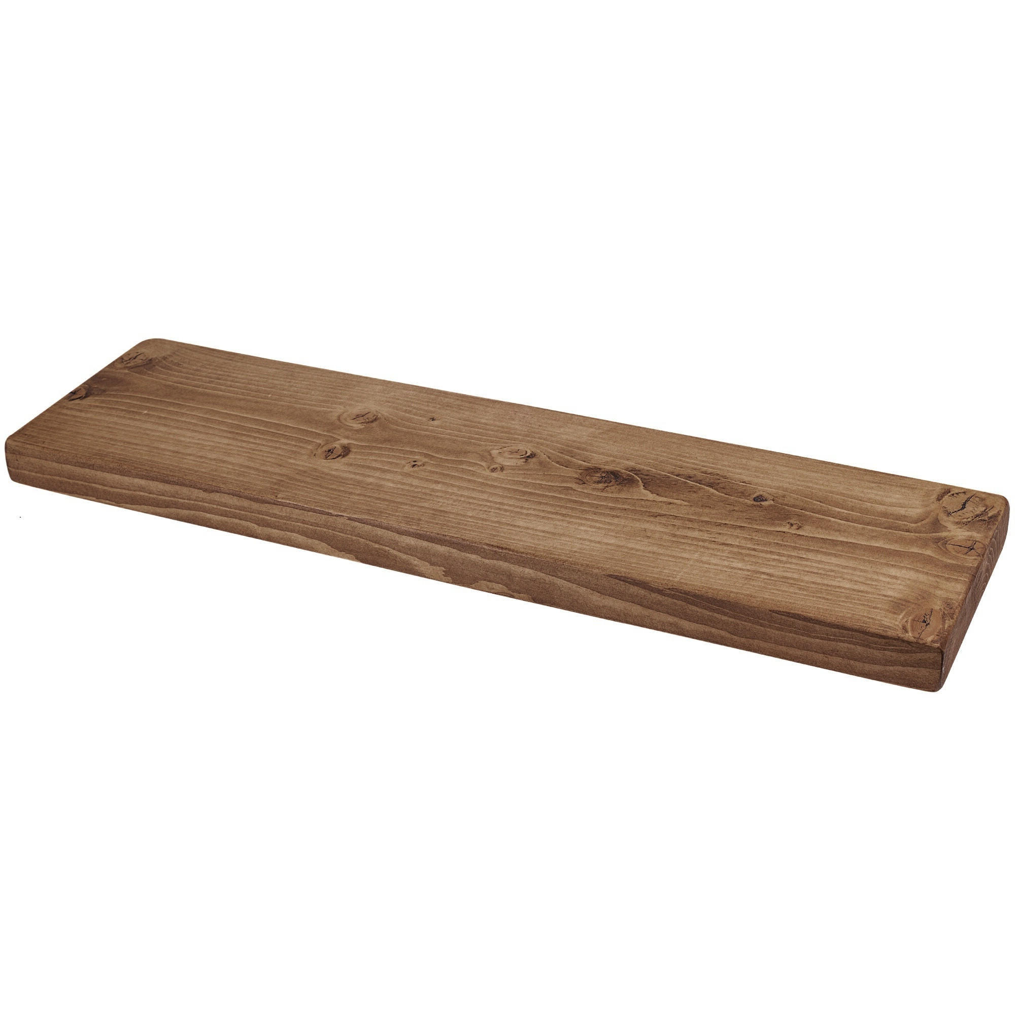 WANDREGAL rustikales 30/4,4/150 cm Nussbaum - Rotbraun, Holz (150/4.4/30cm)