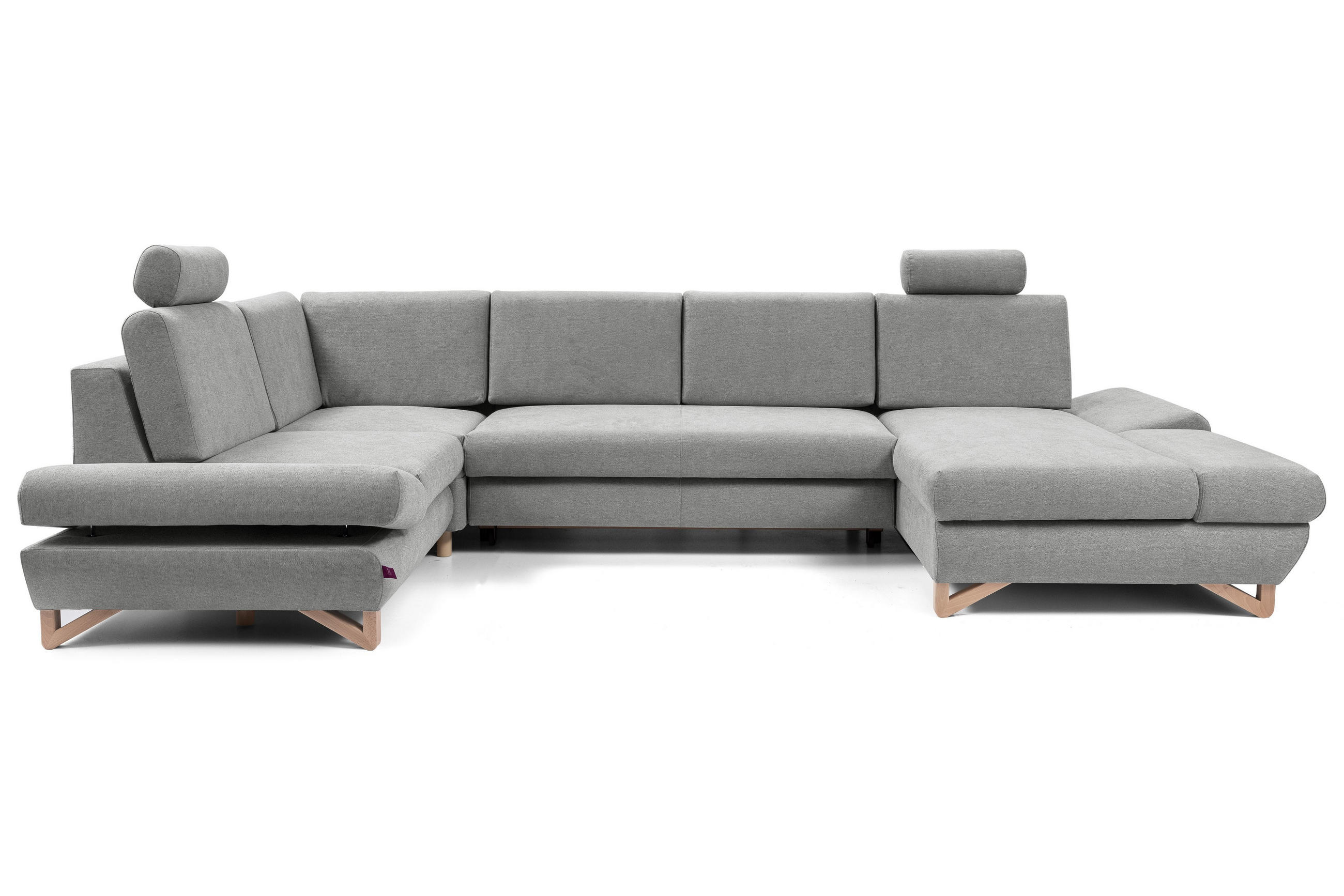 Masseno Wohnlandschaft Grau 344x100x199 cm