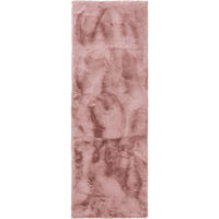 KUNSTFELL-TEPPICH Dave Rosa 80x240 cm - Rosa, Textil (80/240cm) - benuta Nest