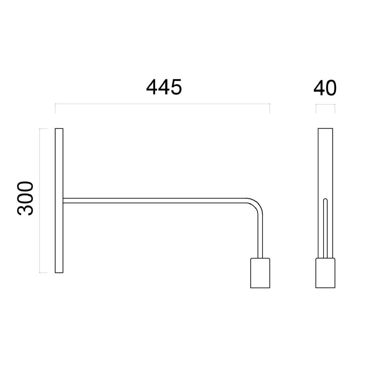 WANDLEUCHTE - Grün, Metall (44.5/44.5/30cm) - Lumicom
