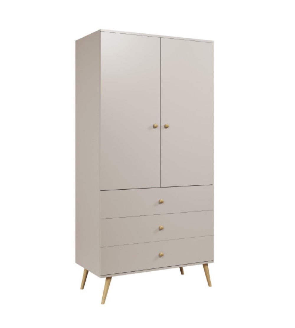 Sepro Meble Schrank Beige 100x202x52 cm