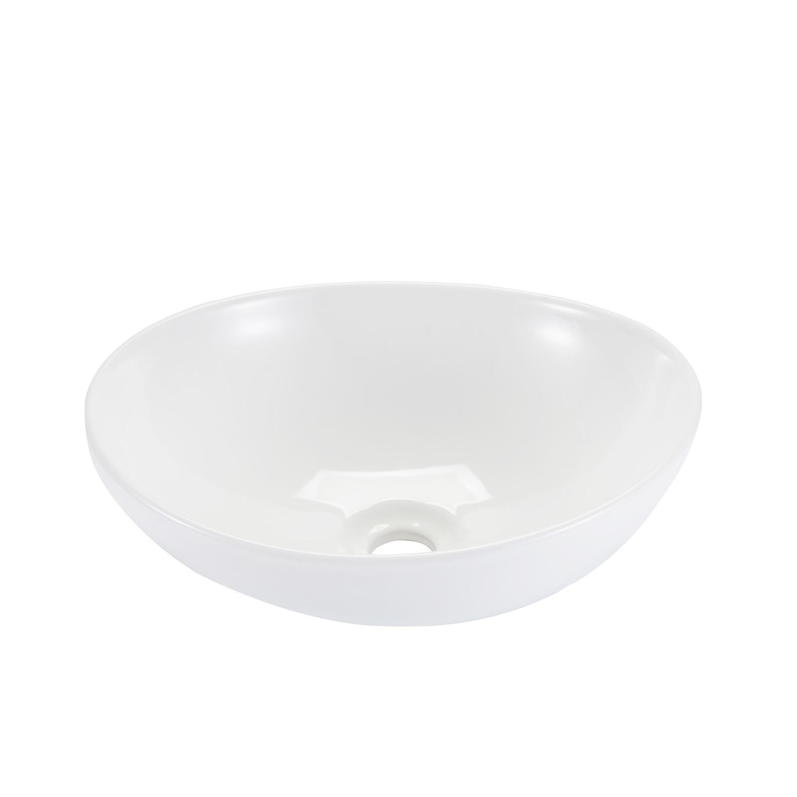 WASCHBECKEN Weiß 37/13.5/48 - Weiß, Keramik (37/13.5/48cm) - ZMH