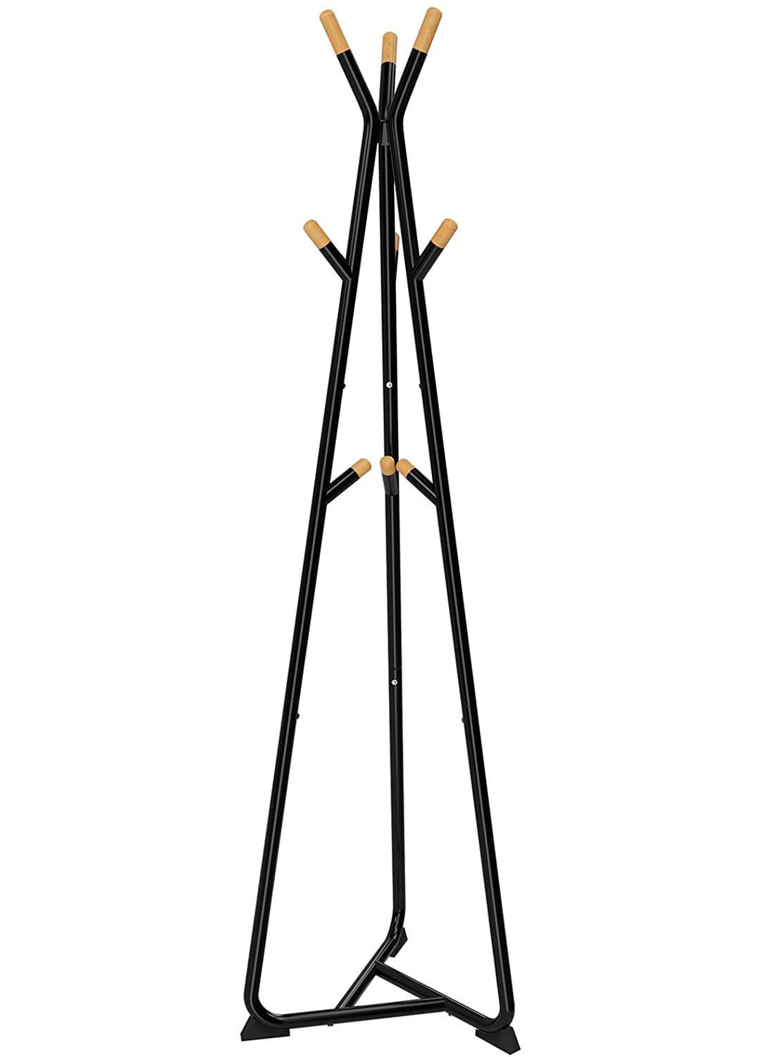 GARDEROBENSTÄNDER - Schwarz, Metall (49/172/49cm) - Mat-Haus