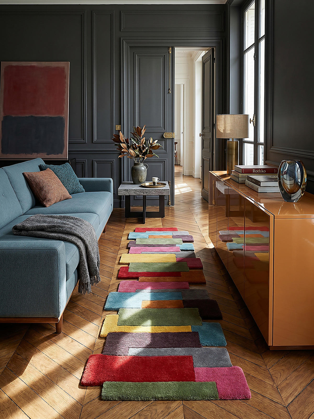TEPPICHLÄUFER HALLEIN 66/300 cm - Multicolor, Textil (300/66cm) - KADIMA DESIGN