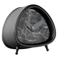 WECKER Marmor - Schwarz, Metall (8.5/8.5/5.5cm)