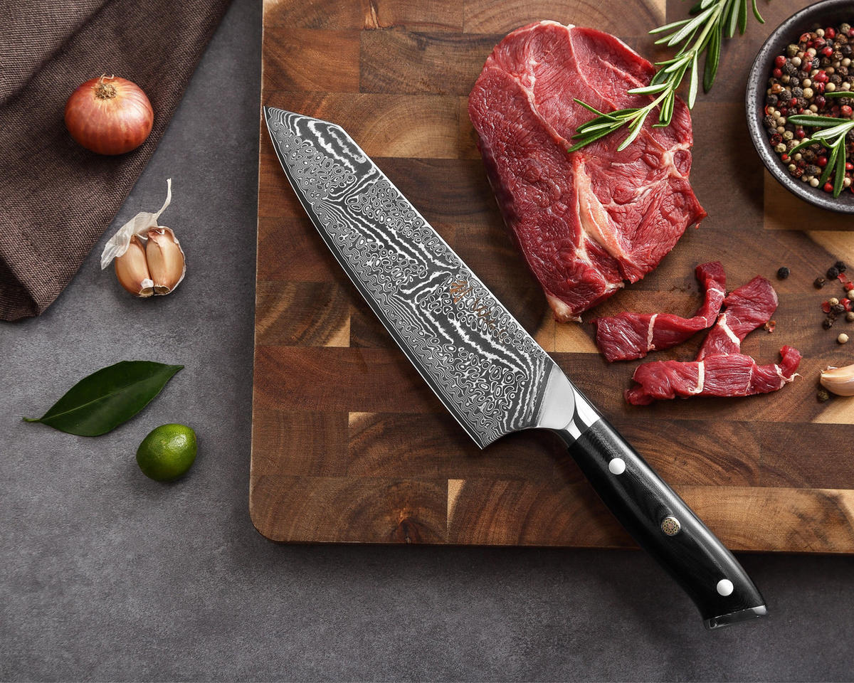 MESSERSET 3-tlg. 10–18 cm - Schwarz, Metall - Wakoli