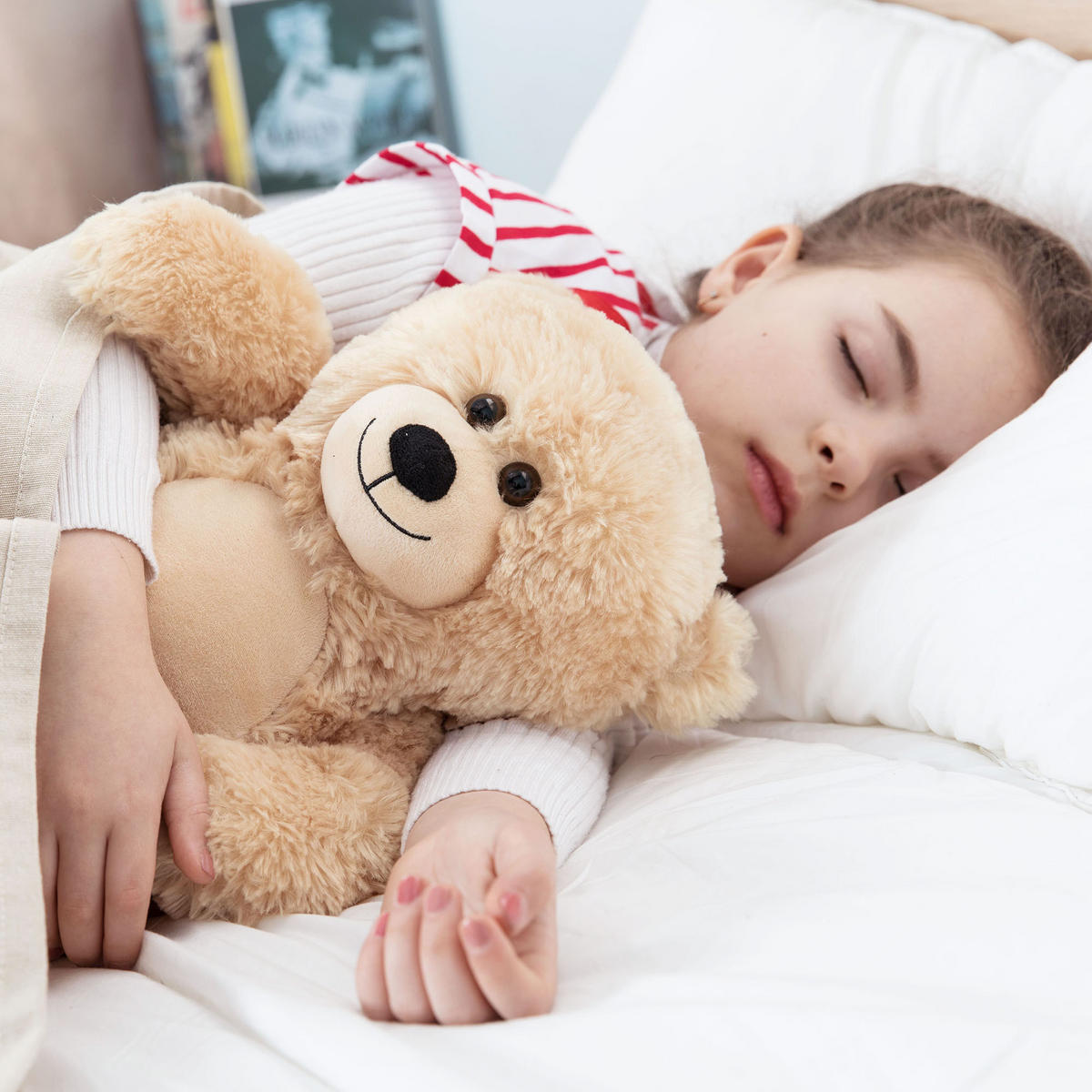 TEDDYBÄR süße Plüschtiere 25cm Hellbraun - Hellbraun, Textil (10/12cm) - Vercart