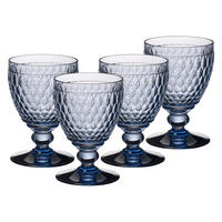 WASSERGLÄSER Boston Coloured Blau 400 ml 4er Set - Blau, Glas (0.4L) - Villeroy & Boch