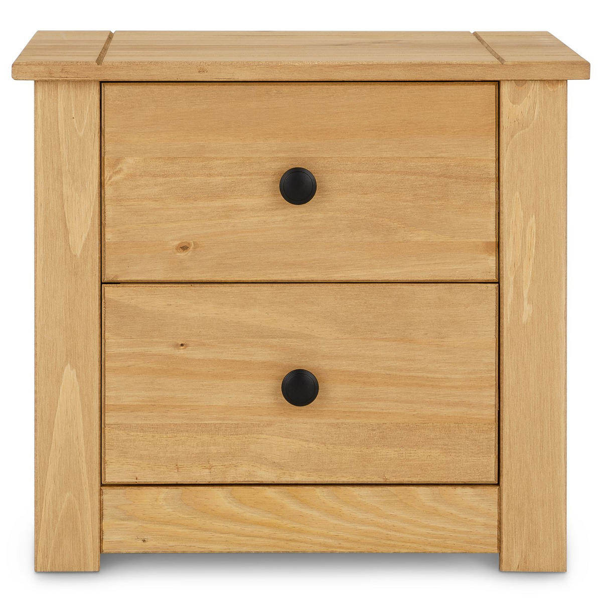 NACHTKOMMODE CANCUN braun - Braun, Holz (46/41/40cm) - IDIMEX