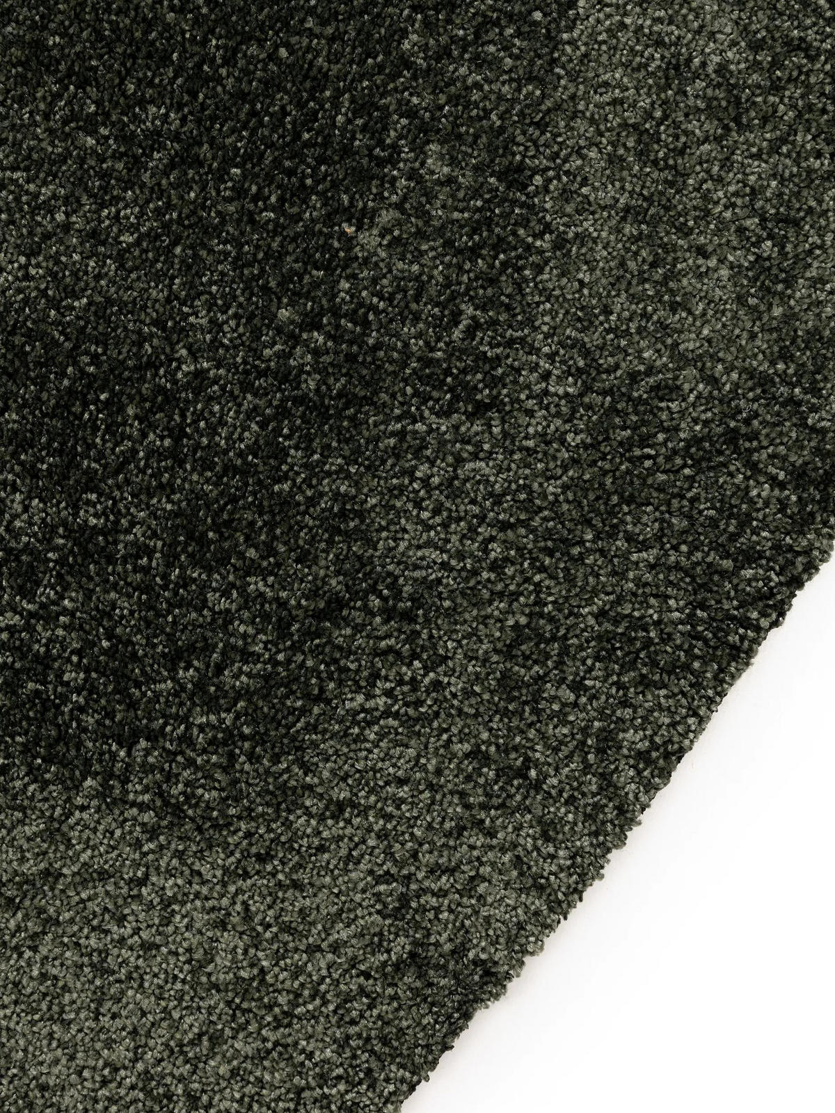 TEPPICH Nina waschbar ø 150 cm rund - Grün, Kunststoff (150/150cm) - benuta Nest