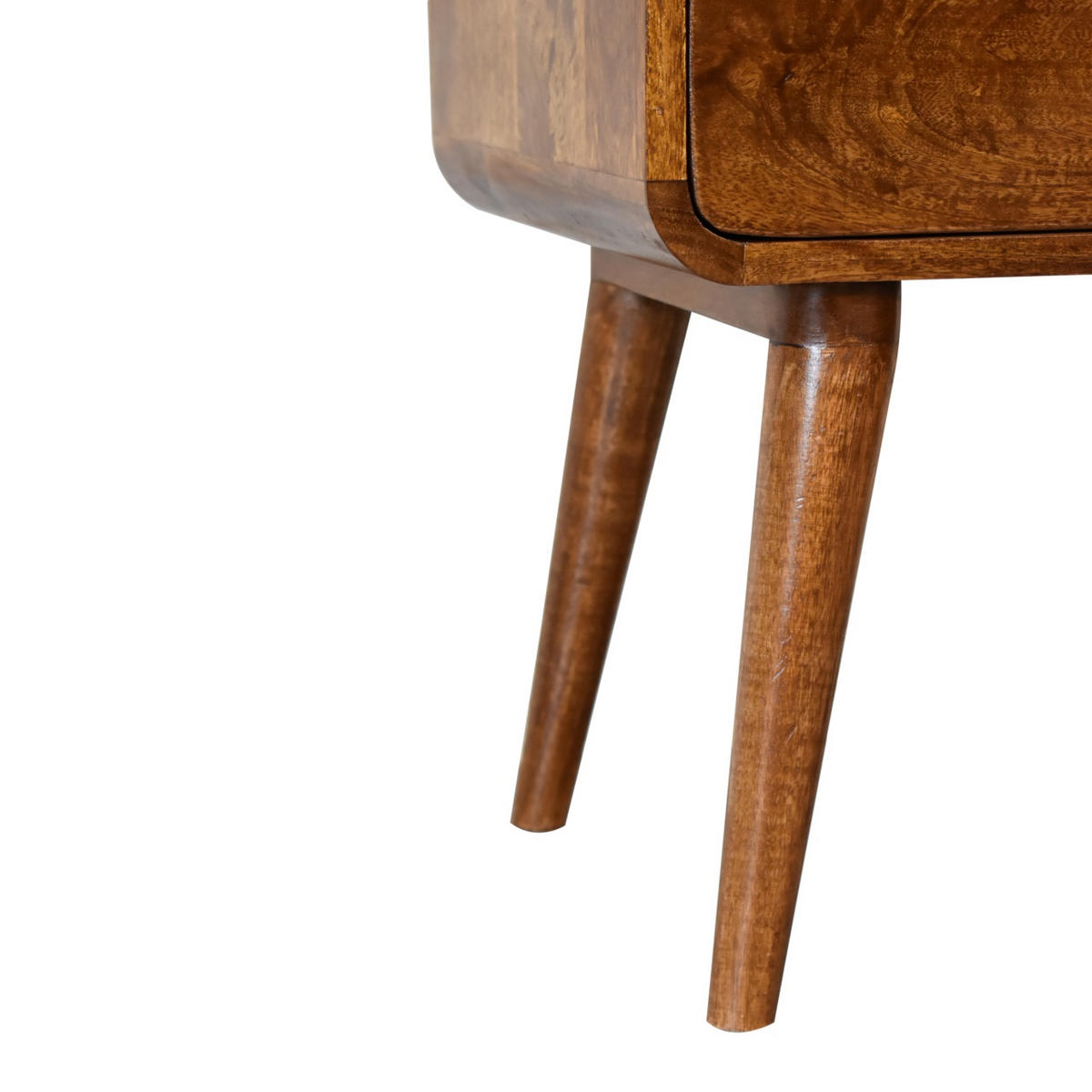 NACHTTISCH Levitate - Messingfarben/Braun, Holz/Metall (45/55/35cm) - Artisan Furniture
