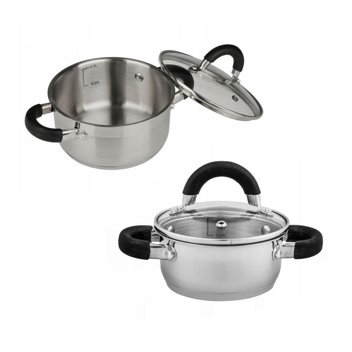TOPF Silber 16/16/7 cm KH4342 - Silberfarben, Metall (16cm) - Kinghoff 