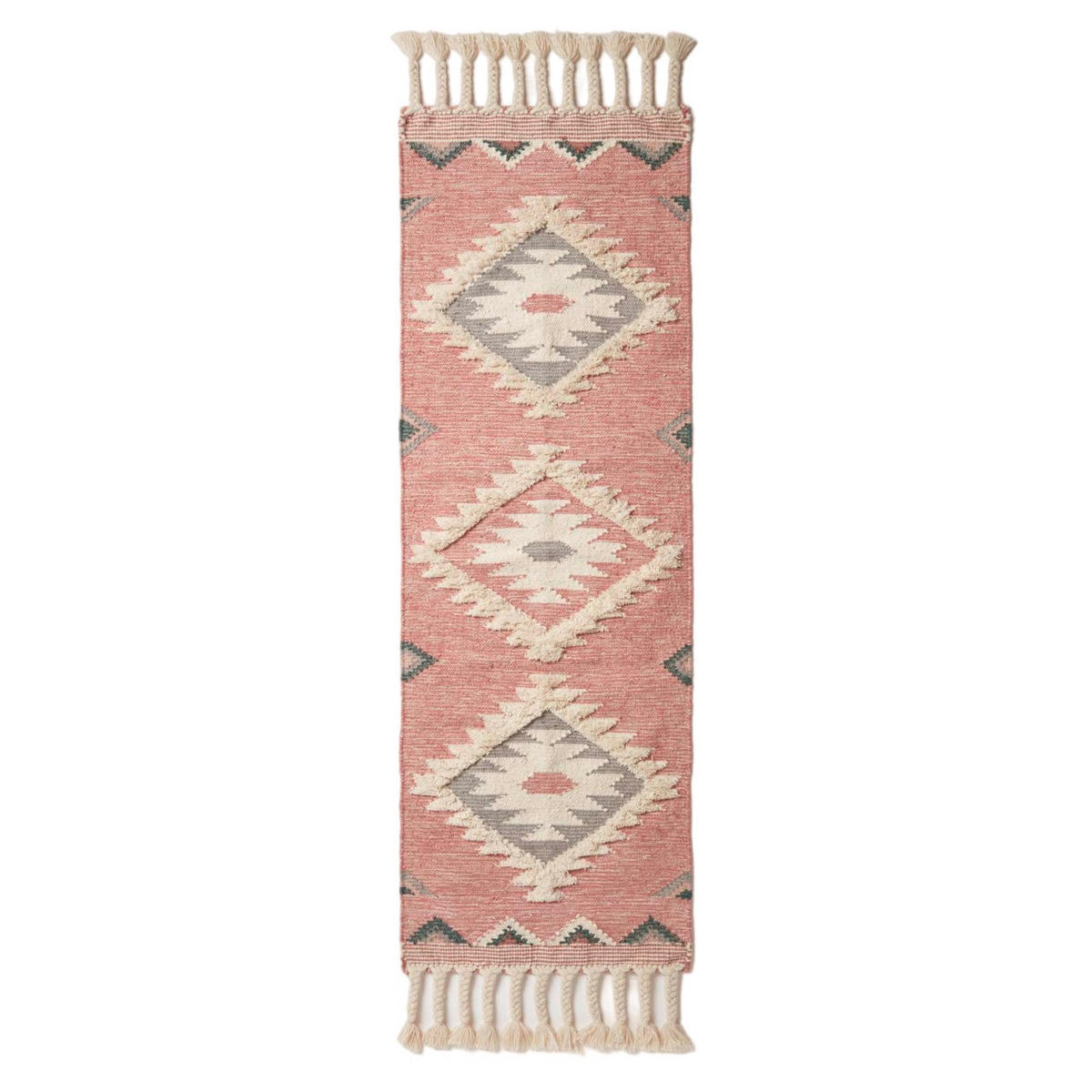 KELIM-TEPPICHLÄUFER Pali 66/200 cm - Multicolor, Textil (66/200cm) - Homescapes