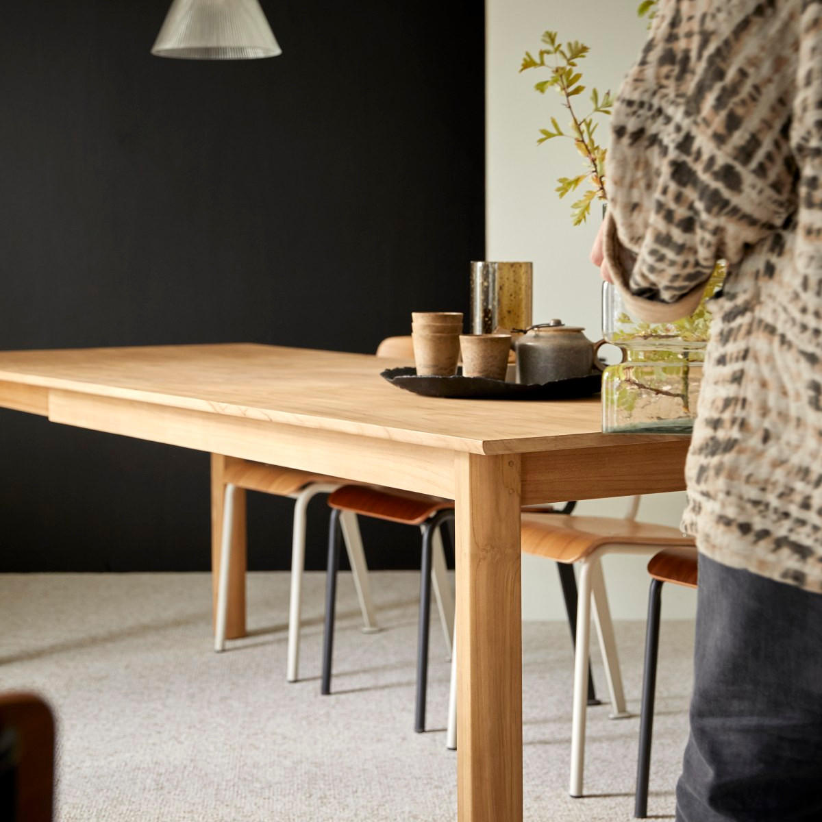 TISCH Noah Natur aus Teak - Naturfarben, Holz (90/240/75cm) - Tikamoon