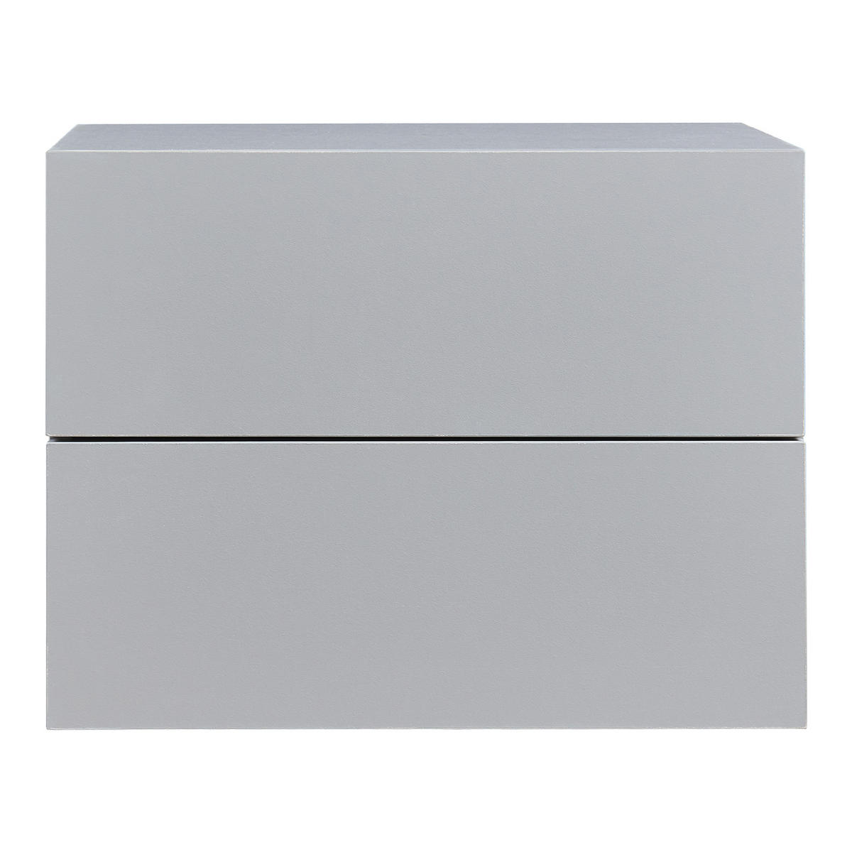 WANDREGAL Ampfing - Hellgrau, Holzwerkstoff (40/30/29cm) - [en.casa]