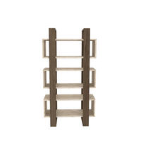 BÜCHERREGAL Reina - Beige/Braun, Holzwerkstoff (80/150/29.5cm) - Decorotika