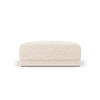 POUF Miley aus Chenille-Stoff leichtes beige - Creme, Textil (90/40/90cm) - Micadoni