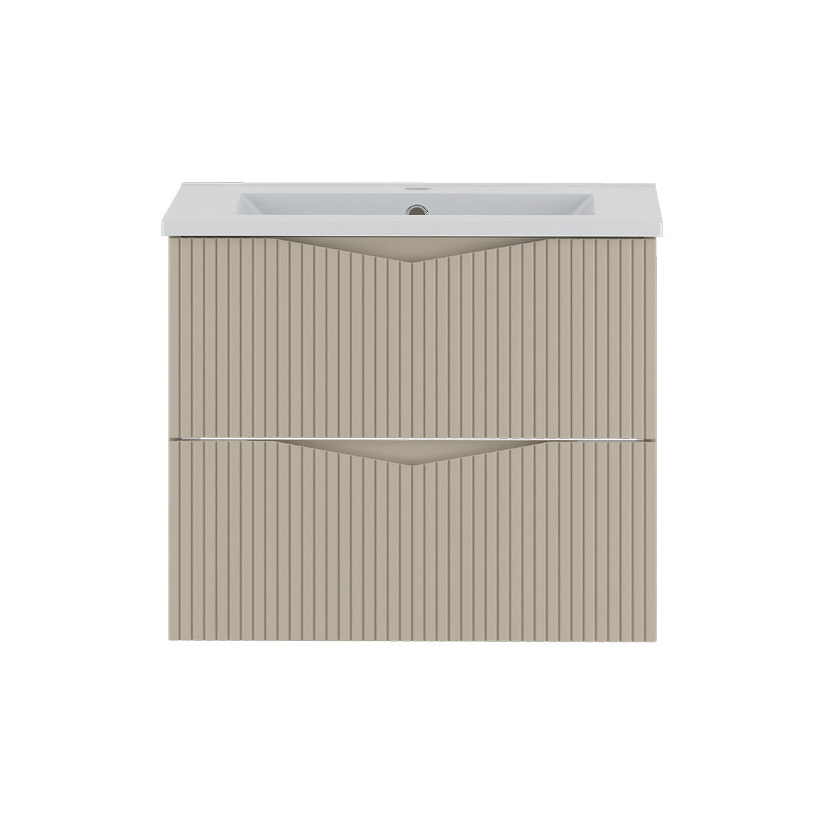 WASCHTISCH 60cm Tao Kaschmir - Beige, Holzwerkstoff (60/50/45.8cm) - Petits-meubles