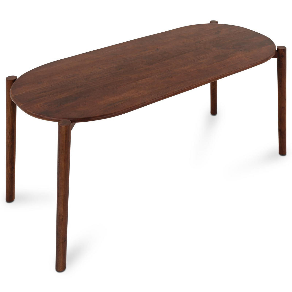 ESSTISCH SALEM dunkelbraun - Dunkelbraun, Holz (90/200/76cm) - IDIMEX