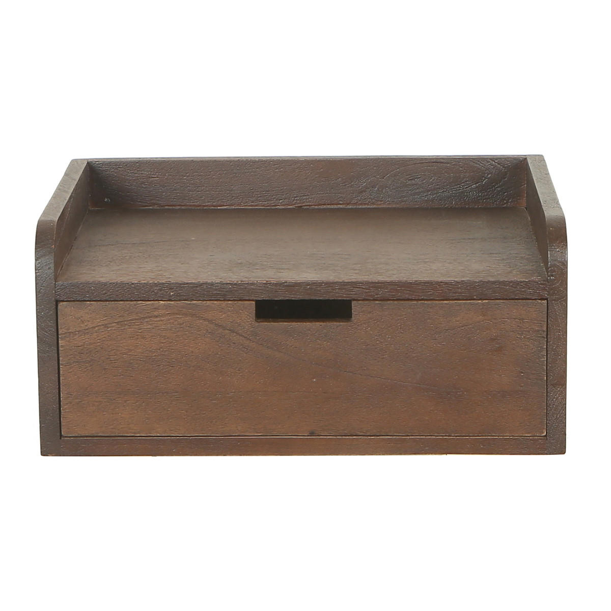 Giga Meubel Schwebender Dunkelbraun 45x20x30 cm