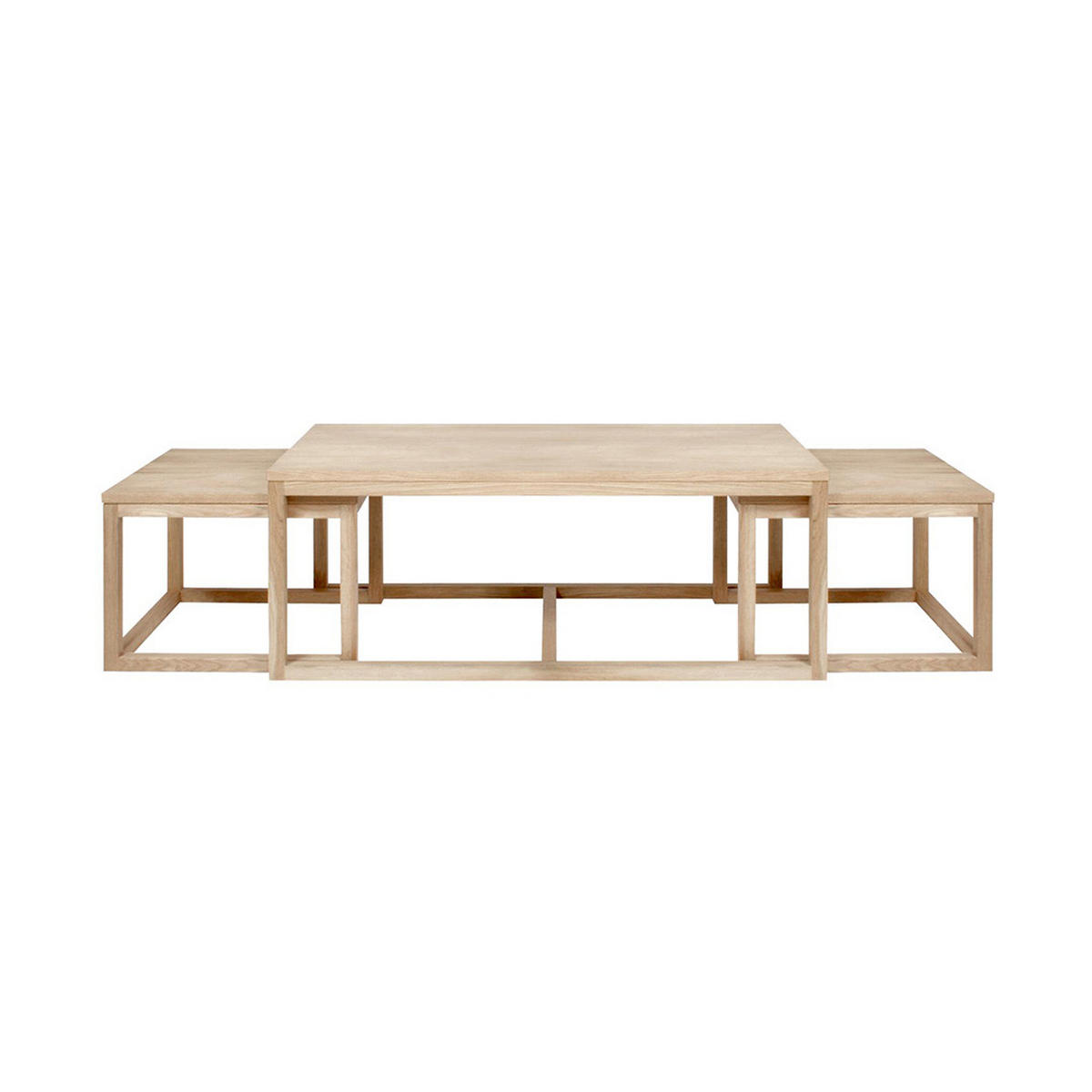 COUCHTISCH Set - Eiche Wotan, Holzwerkstoff (60/120/50cm) - ebuy24