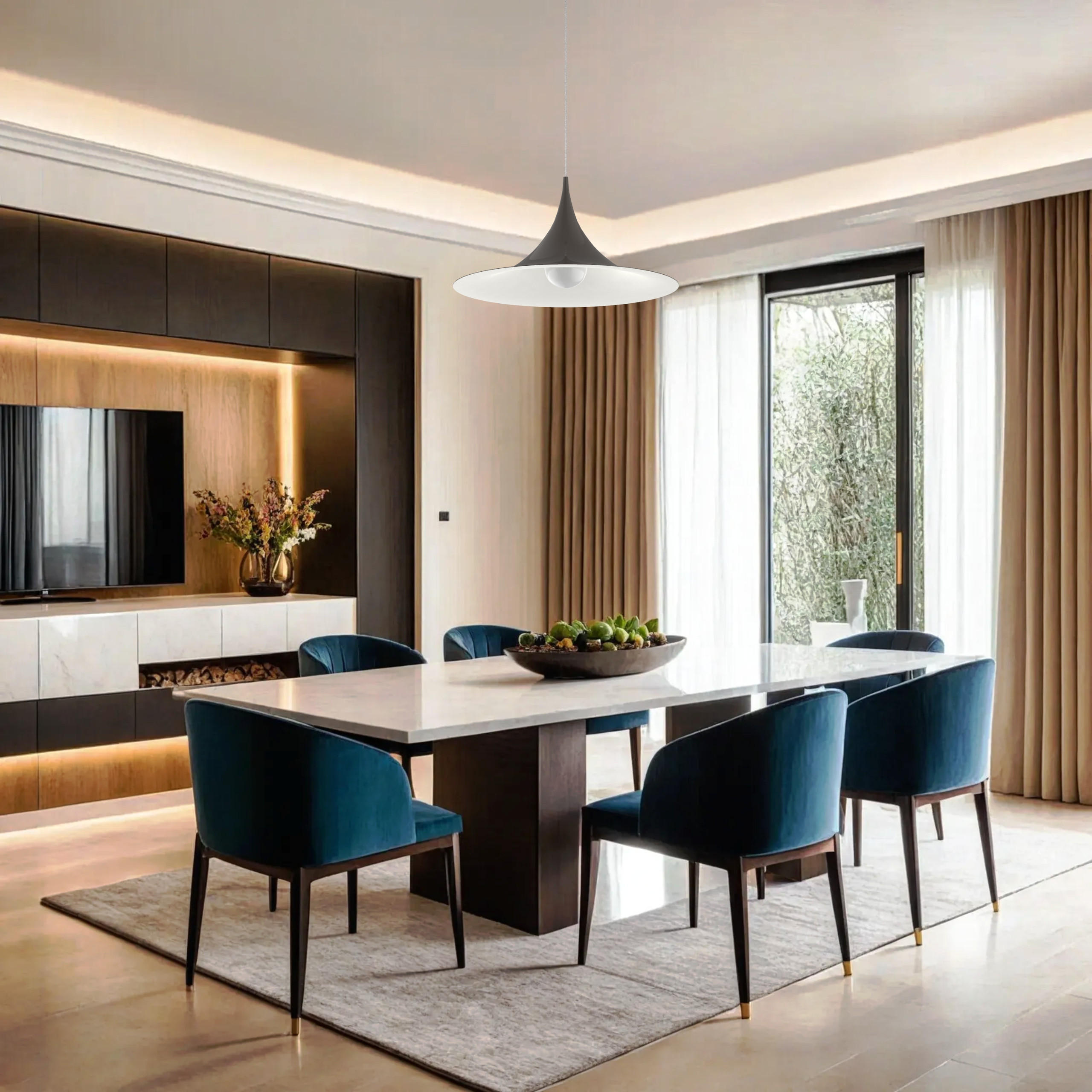 HÄNGELEUCHTE - Graubraun, Metall (57/57/27cm) - Lumicom