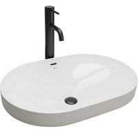 EINBAUWASCHBECKEN Rea Arleta - Weiß, Keramik (42/17/61.5cm) - REA