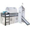 HOCHBETT 90/200 cm in grau - Grau, Holz - Homestyle4u