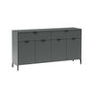KOMMODE LINKA STYLES LS-01 - Dunkelgrün, Holzwerkstoff (165/87/41cm) - Meblini